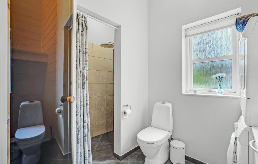 Koupelna v ubytování Holiday Home Kristinesvej Thisted Vi