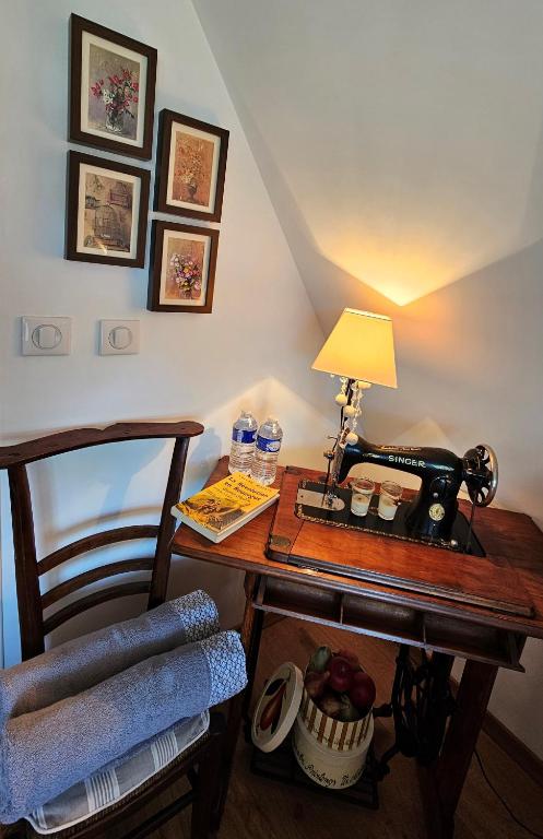 Posezení v ubytování Chambre d'Hotes Le Ponsonnet
