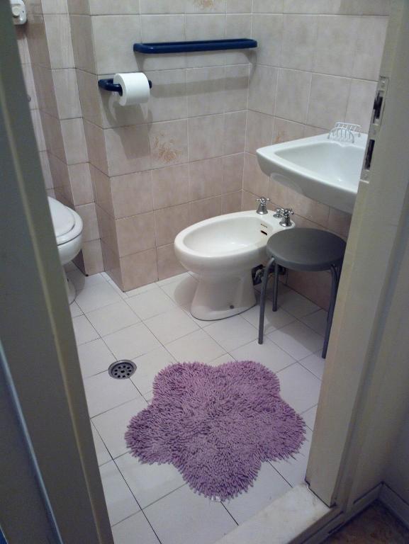 Koupelna v ubytování Hotel Delhy