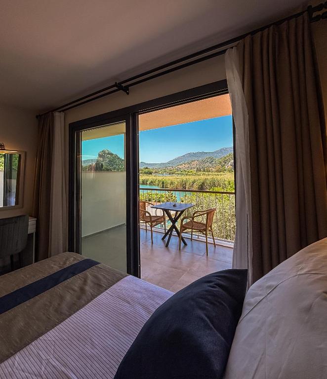 Nespecifikovaný výhled na hory nebo výhled na hory při pohledu z bed and breakfast