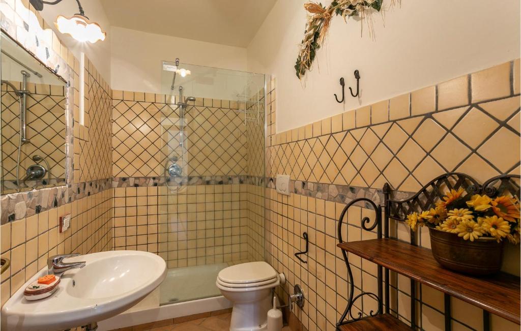 A bathroom at Nice Home In Bassano Romano With Wifi