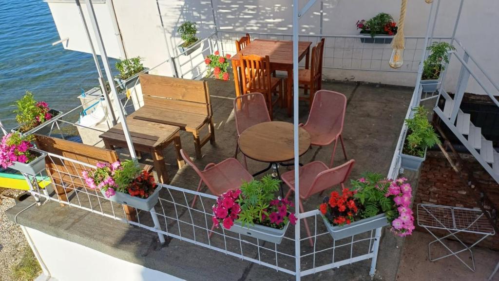 Balkón nebo terasa v ubytování Hotel Justinian