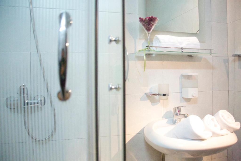 Koupelna v ubytování Hotel Srbija-FREE PARKING