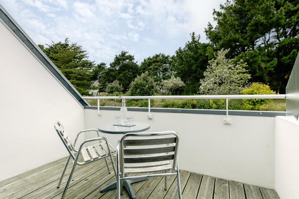 Le Cardinal - Belle-Ile-en-Mer - Chambre Double Avec Terrasse - Vue Sur Jardin