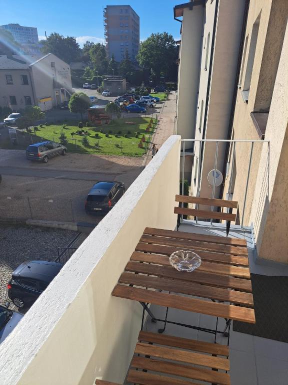 Balkón alebo terasa v ubytovaní Comfortable Apartment close to Spodek