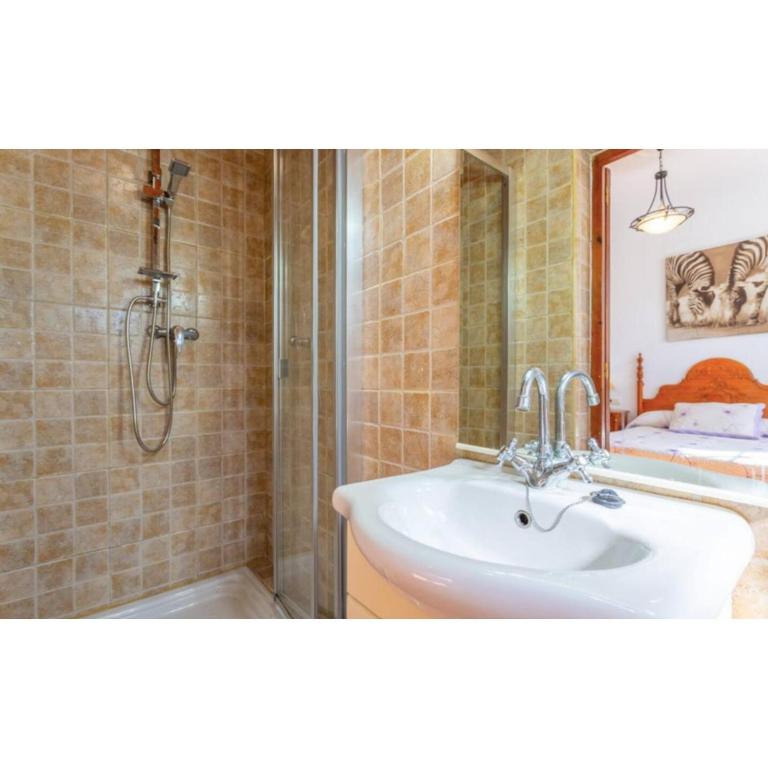 Koupelna v ubytování Casa El Retiro