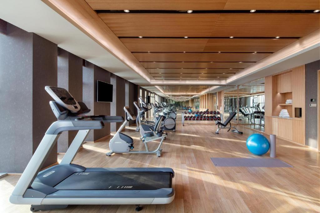 Fitness centrum a/nebo fitness zařízení v ubytování Shama Daqing Heilongjiang