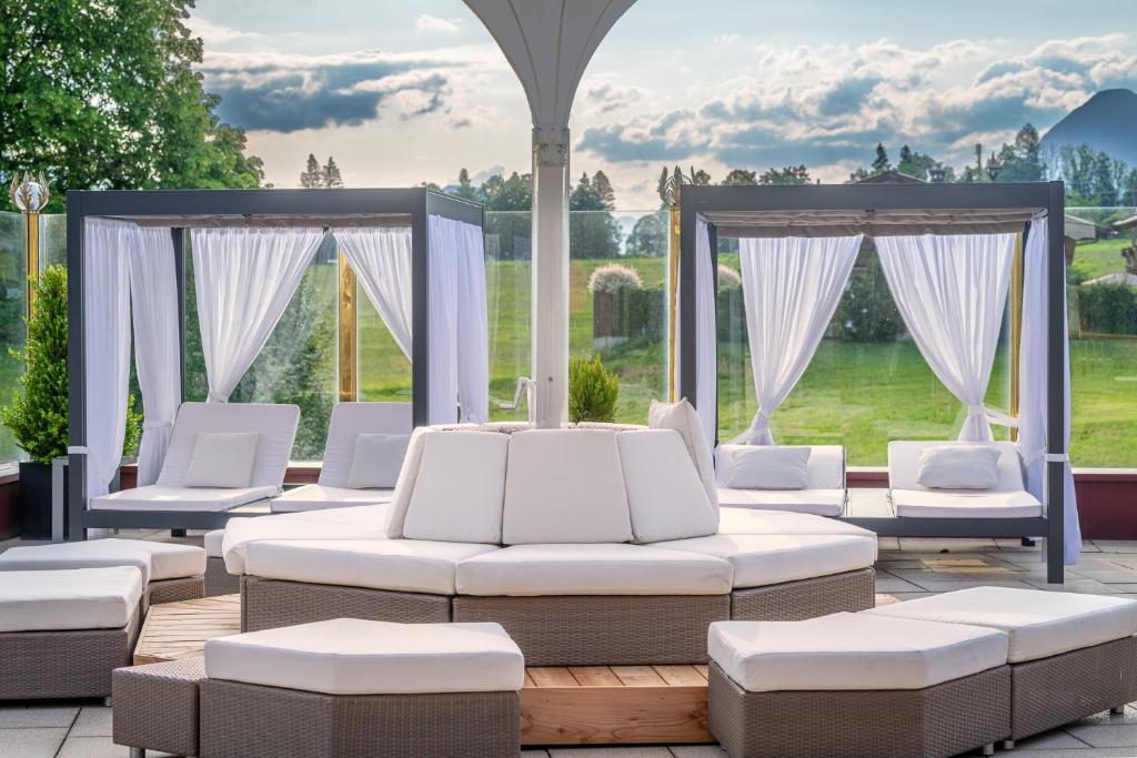 Зона вітальні в Vitalhotel Sonnenhof