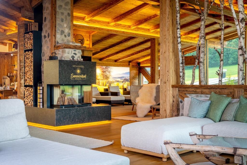 Зона вітальні в Vitalhotel Sonnenhof