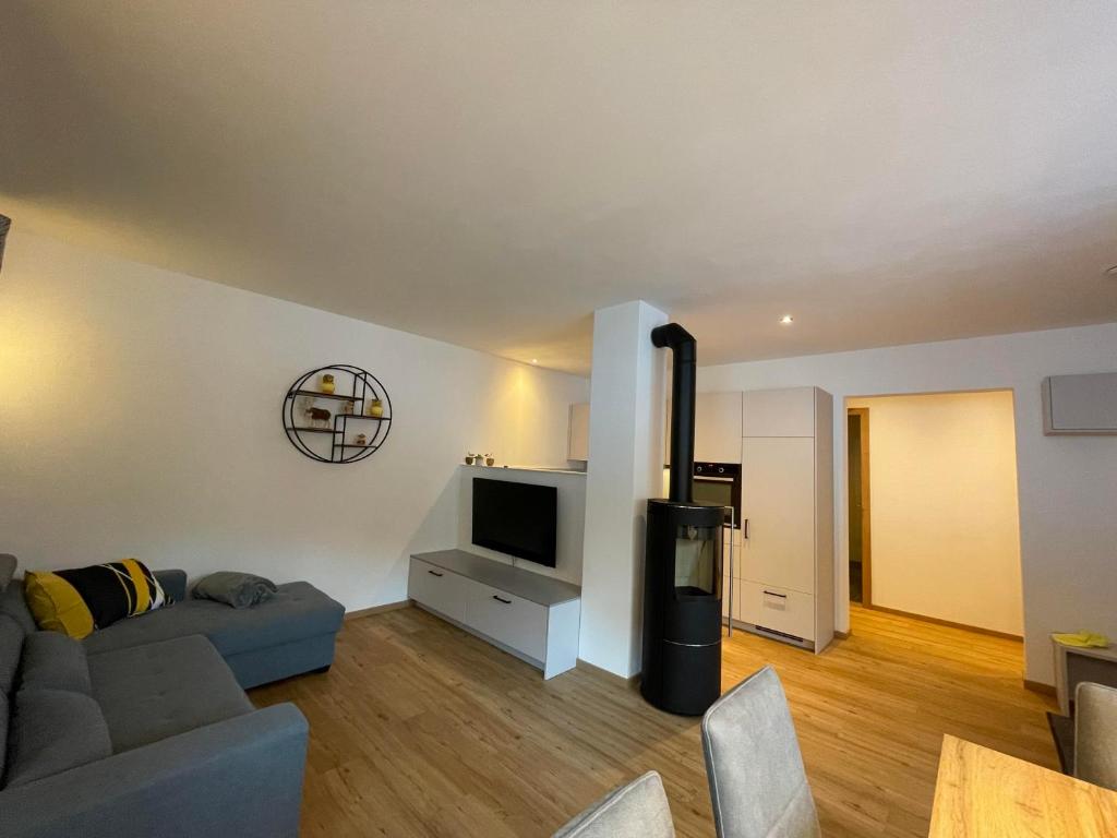 TV a/nebo společenská místnost v ubytování Appartement Mona