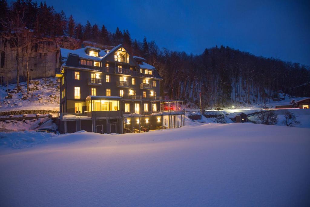 Hotel Wetterhorn v zimě