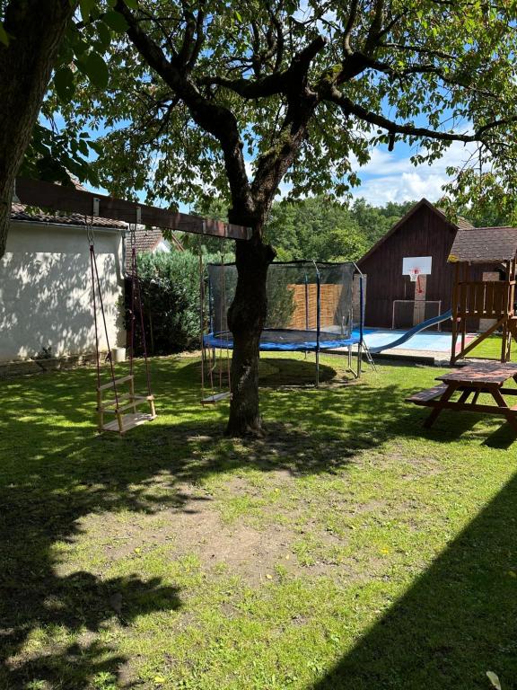 Zahrada ubytování Apartment Dehtáře