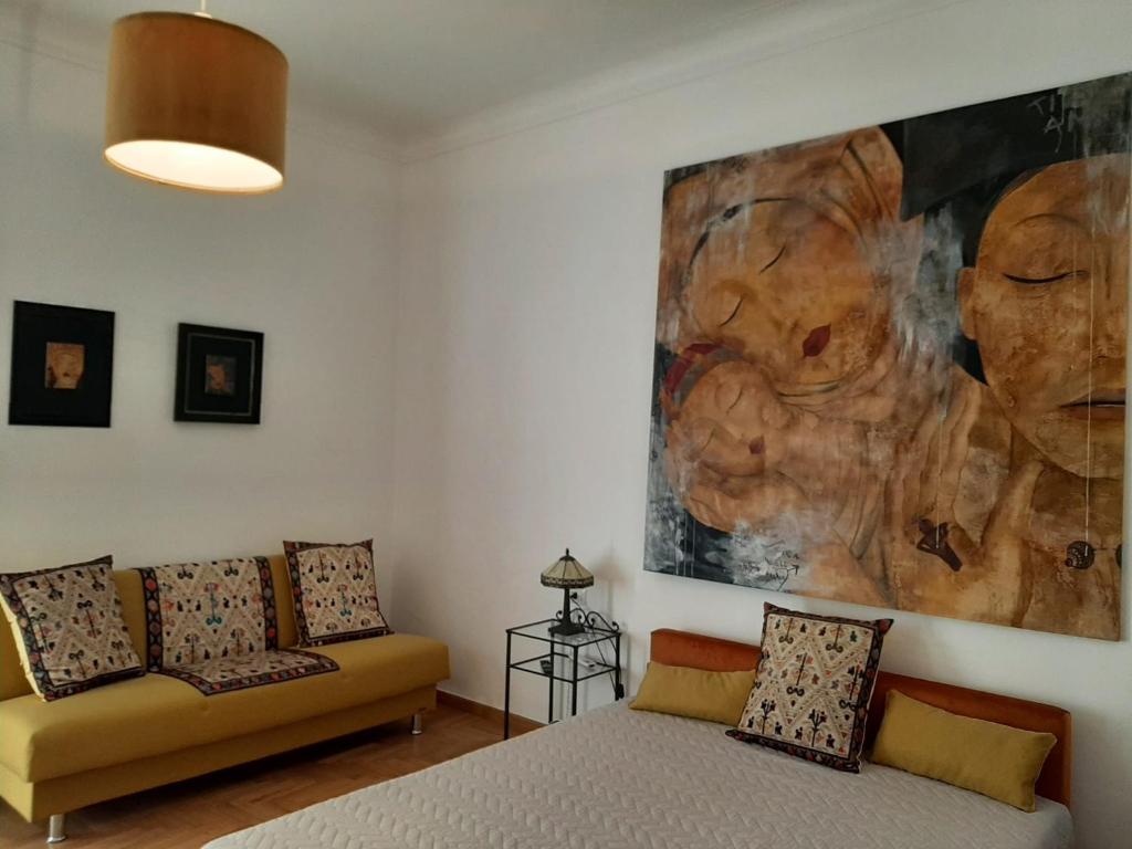 Posezení v ubytování B&b il Giardino del Barone