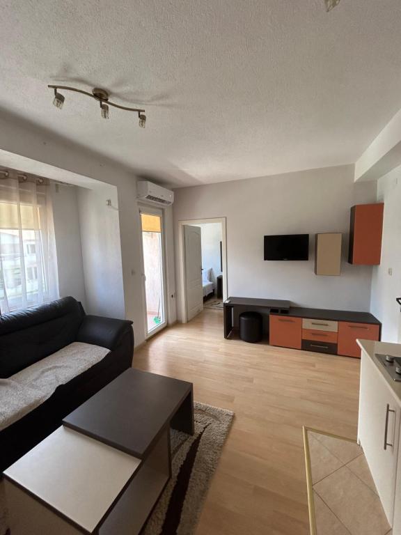 Kuchyň nebo kuchyňský kout v ubytování Stefi Apartment