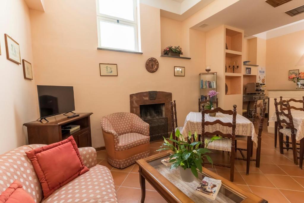 Część wypoczynkowa w obiekcie Villa Romita