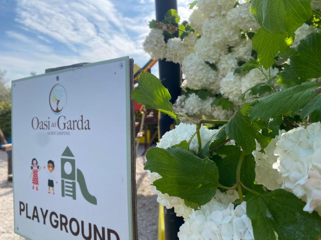 Zahrada ubytování Agricampeggio Oasi del Garda