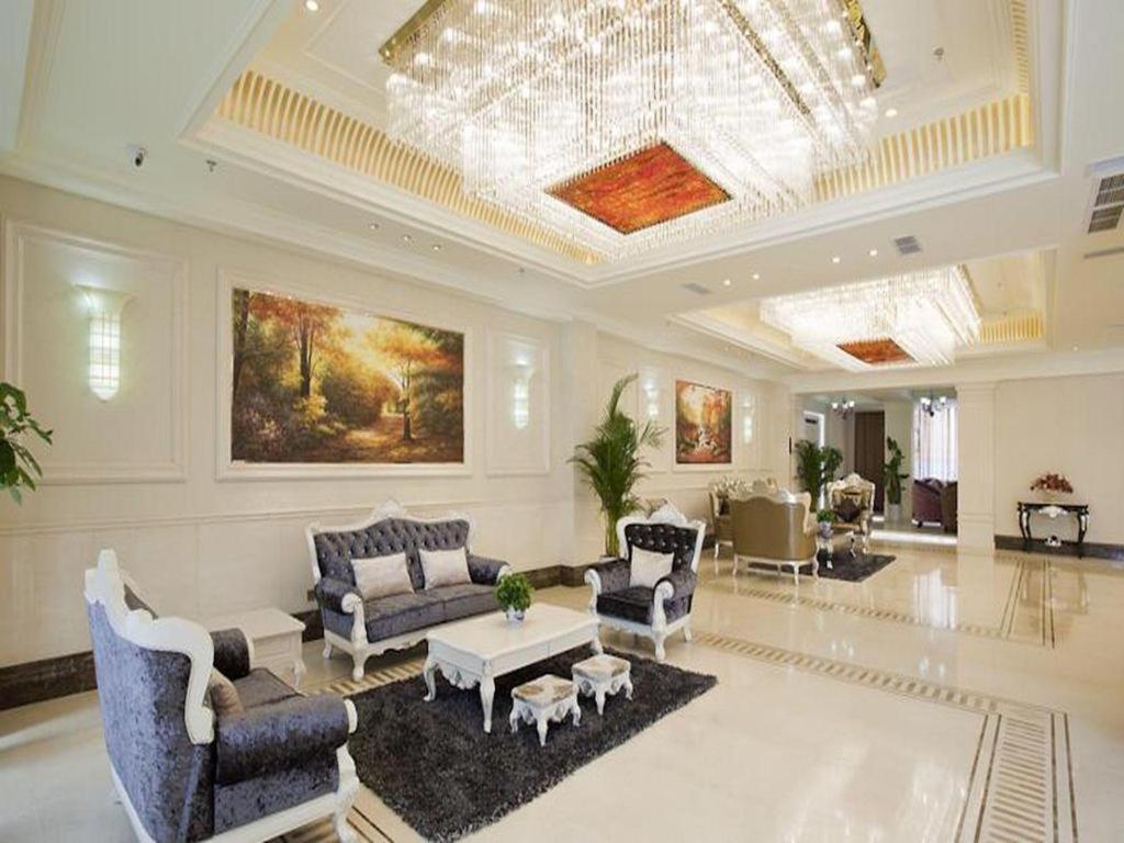 Posezení v ubytování Chengdu Haotian Guotai Hotel