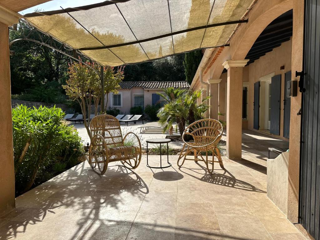 Patio alebo iná vonkajšia časť ubytovania L'Estancia