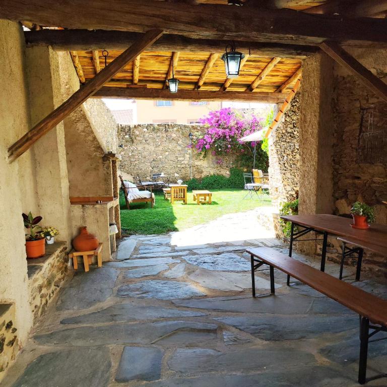 Zahrada ubytování Casa Rural el Rincón de Monfragüe