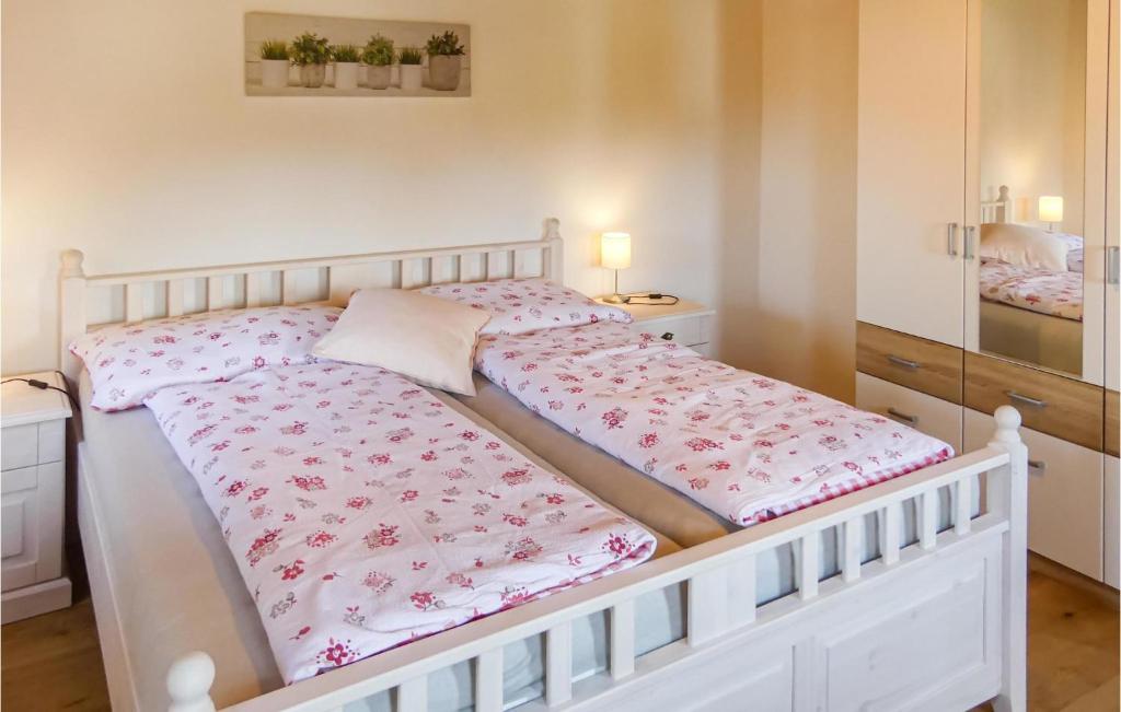 Posteľ alebo postele v izbe v ubytovaní Schoenes Ferienhaus Straden