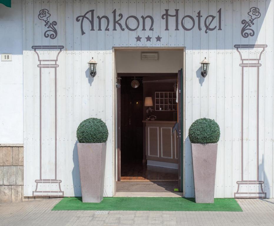 The facade or entrance of Ankon Hotel