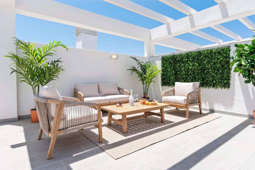 Χώρος καθιστικού στο Luxury Apartment With Roof Terrace - Central Estepona