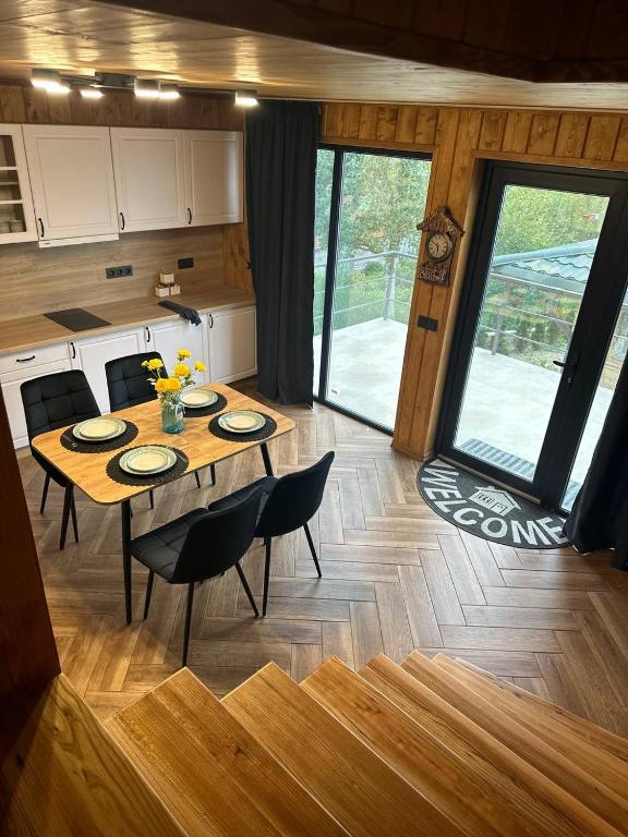 Kuchyň nebo kuchyňský kout v ubytování Power Place