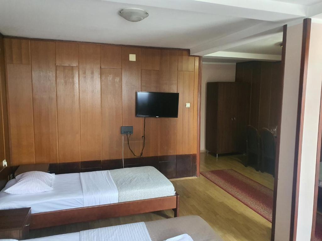 TV a/nebo společenská místnost v ubytování Guest house Vila Bor