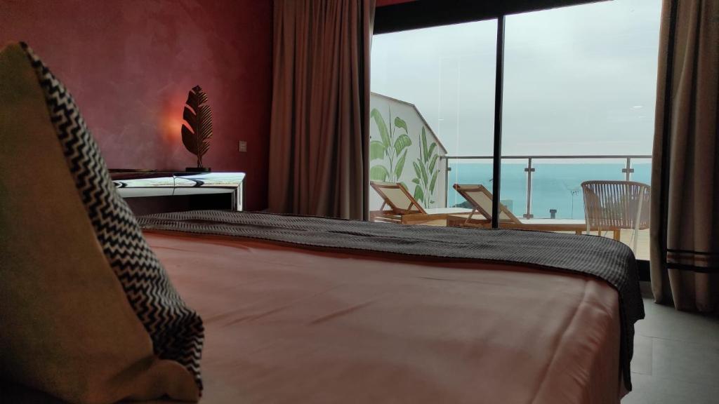 Кровать или кровати в номере Hotel Ritual Torremolinos- Adults Only