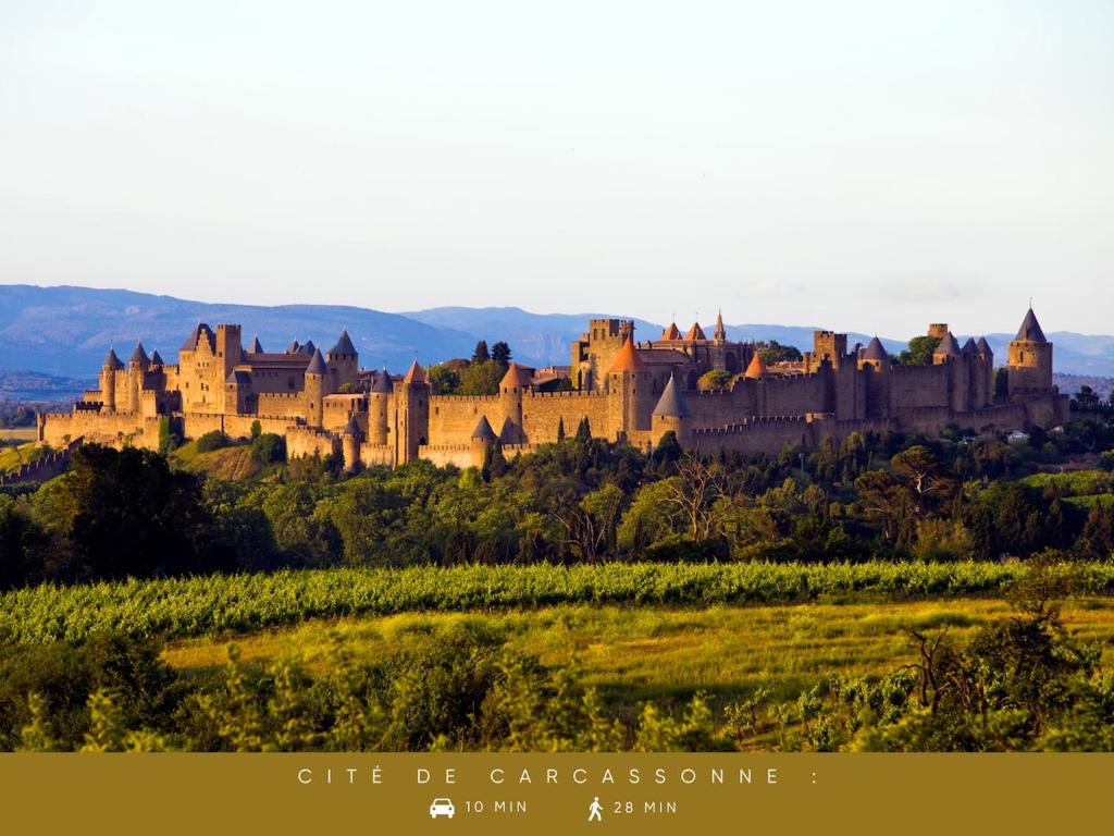 Fotografia z galérie ubytovania La Citadelle ~ Jacuzzi ~ Terrasse v destinácii Carcassonne