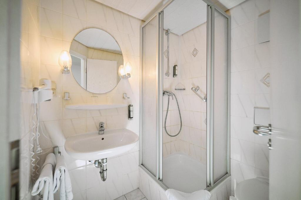 Koupelna v ubytování Herdegen Rooms - Self Check-in