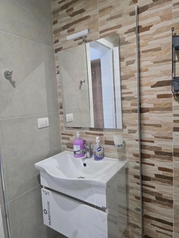 Koupelna v ubytování Seaviews Studio Apartment