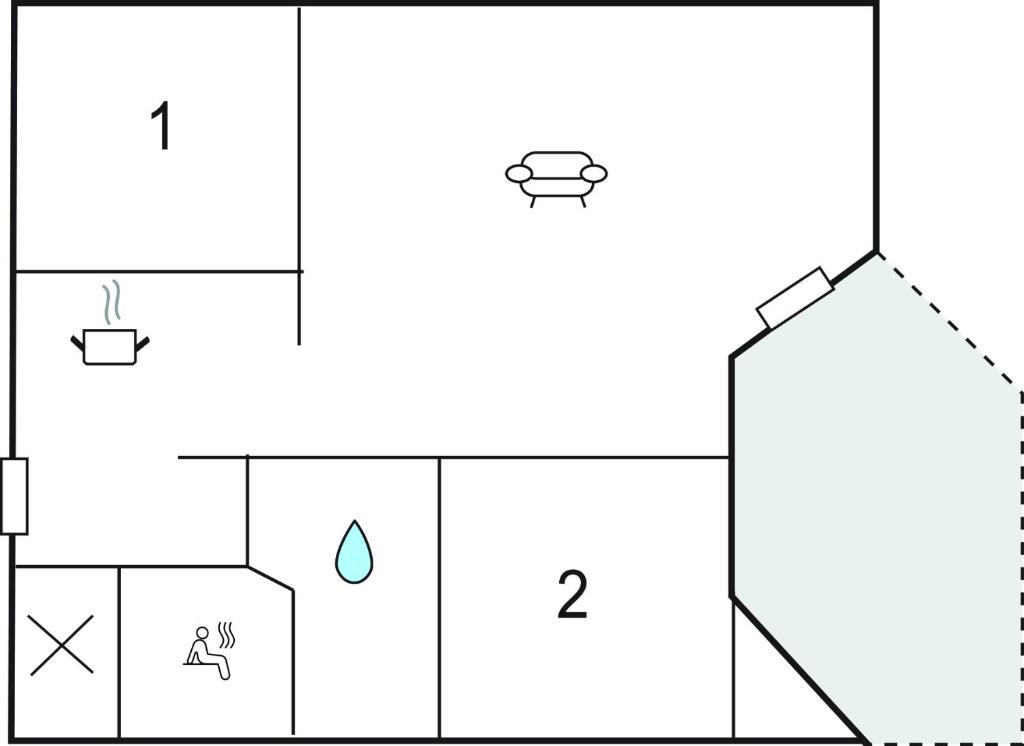 Půdorys ubytování Freibeuterweg 3 - Dorf 6