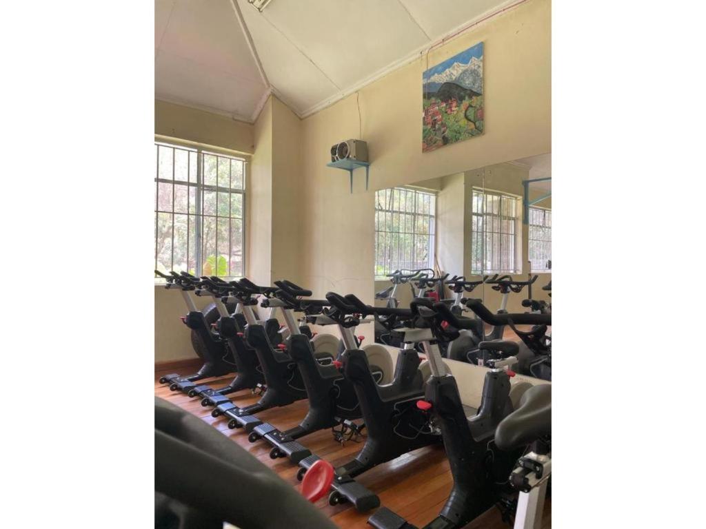 Fitness centrum a/nebo fitness zařízení v ubytování Royale Health Club