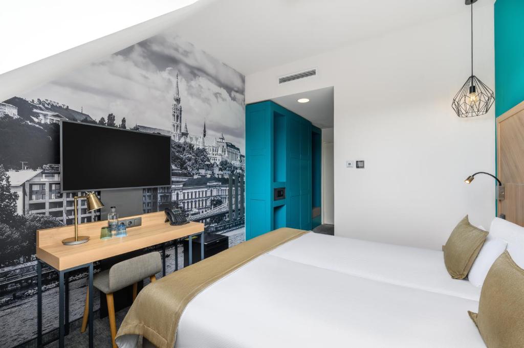 TV a/nebo společenská místnost v ubytování T62 Hotel