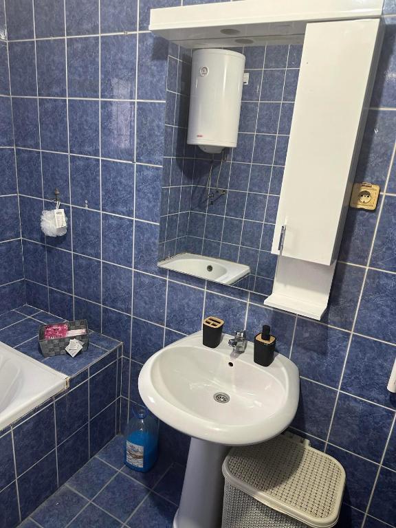Koupelna v ubytování Apartmani Fenix