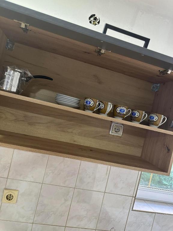 Kuchyň nebo kuchyňský kout v ubytování Apartmani Fenix