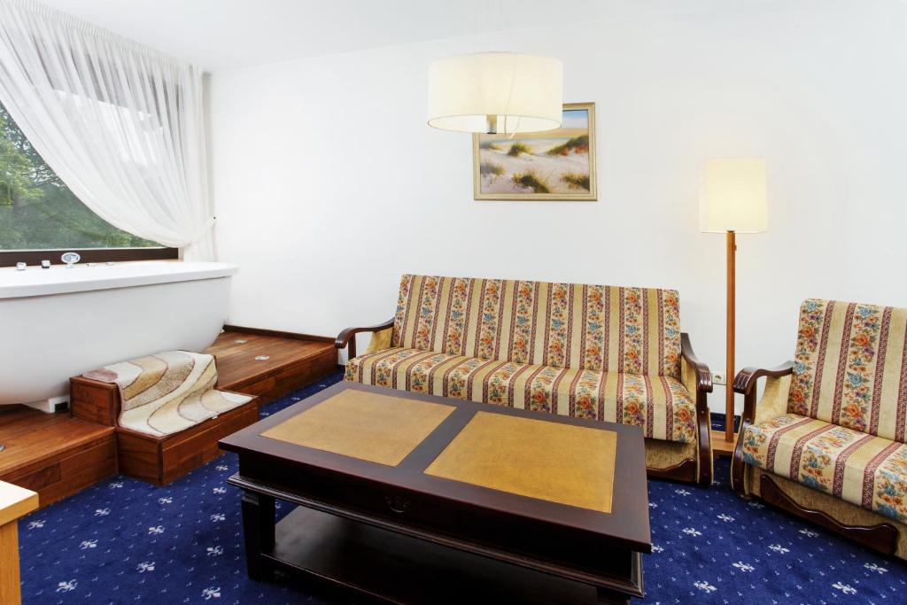 Posezení v ubytování Park Villa Hotel