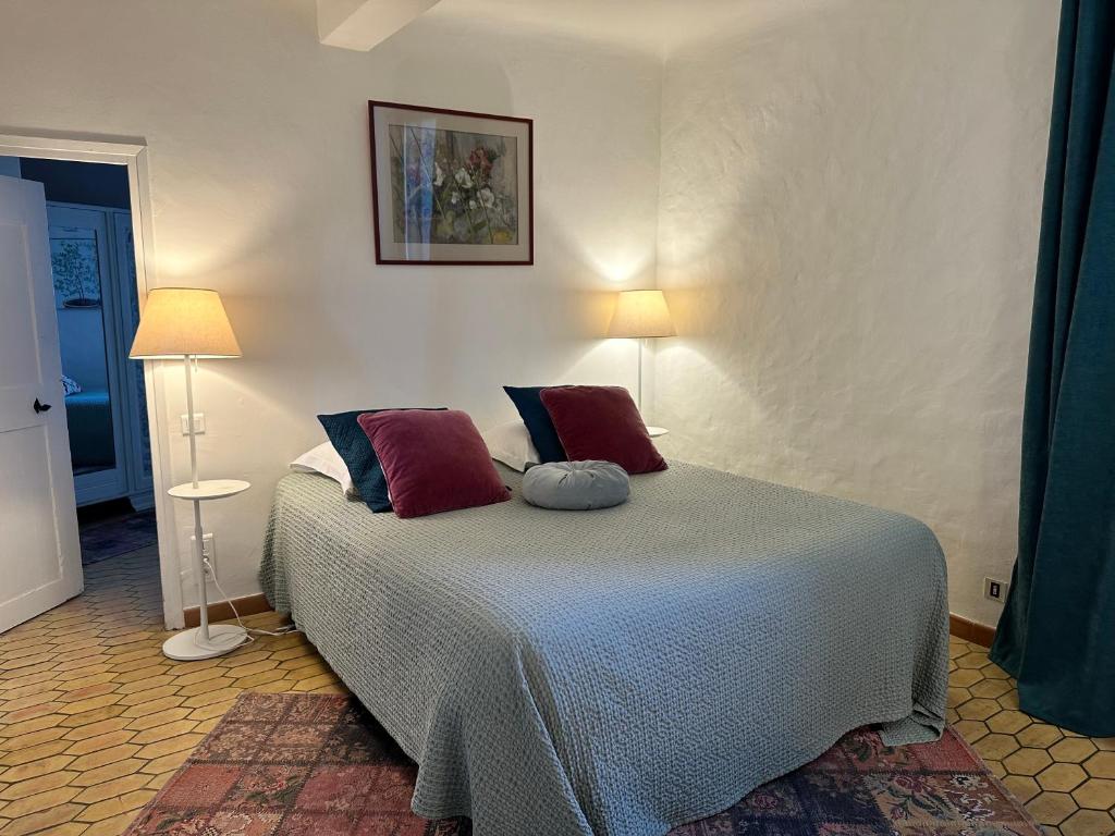 Postel nebo postele na pokoji v ubytování Chambre D'hôte La Beaudine