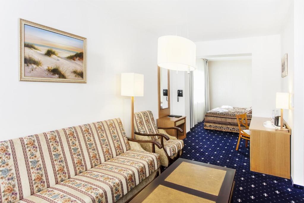 Posezení v ubytování Park Villa Hotel