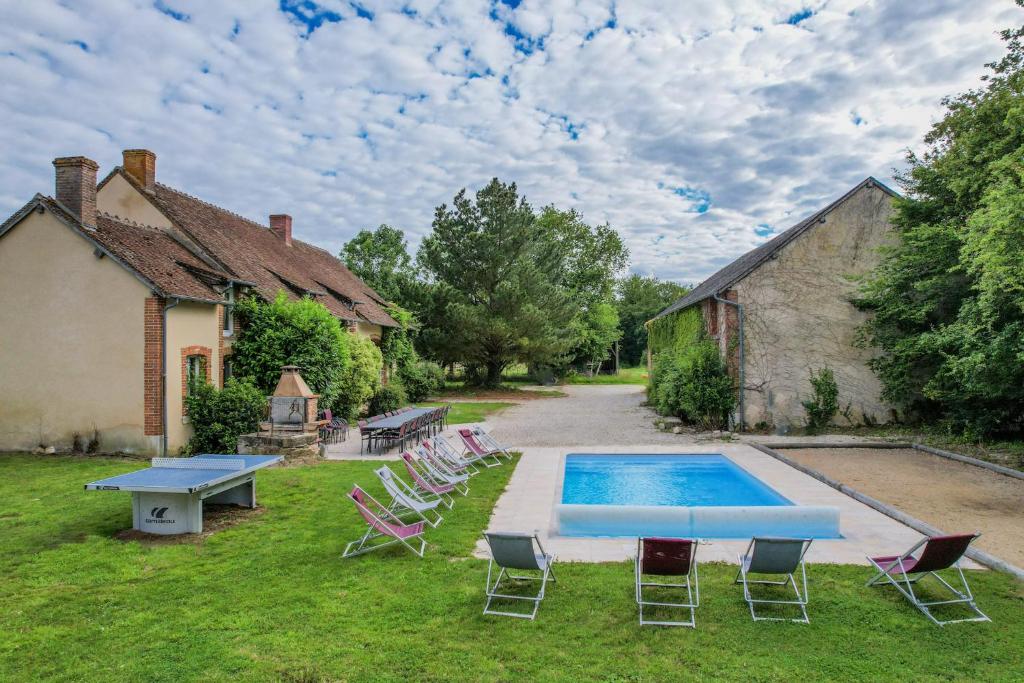Crazy Villa Le Petit Belair 18 - Heated pool - Foot - 2h Paris - 30p - Villa