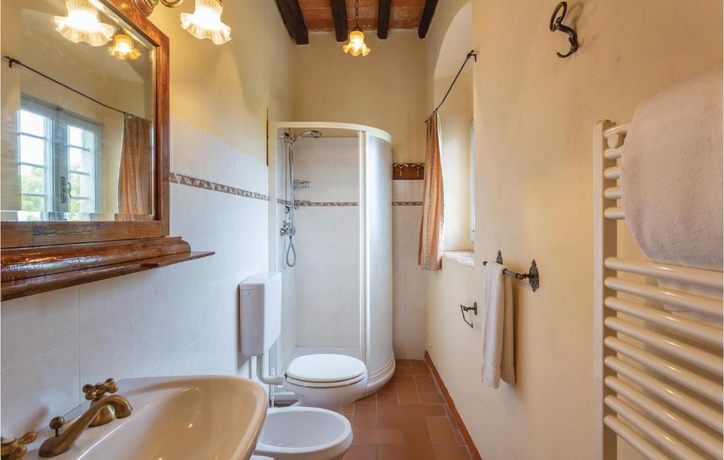 Kúpeľňa v ubytovaní Podere La Carraia