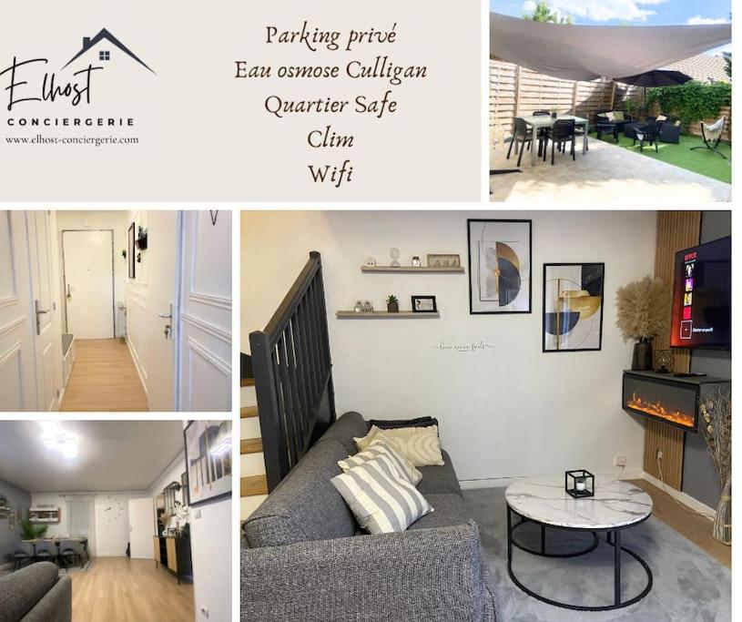 Photo de la galerie de l'établissement Charmante Maison avec jardin entre Paris et Aéroport Charles de Gaulle, à Pierrefitte-sur-Seine