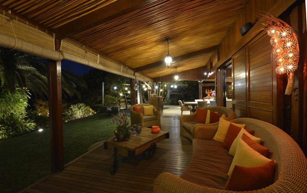 Posezení v ubytování Villa Maido Luxe
