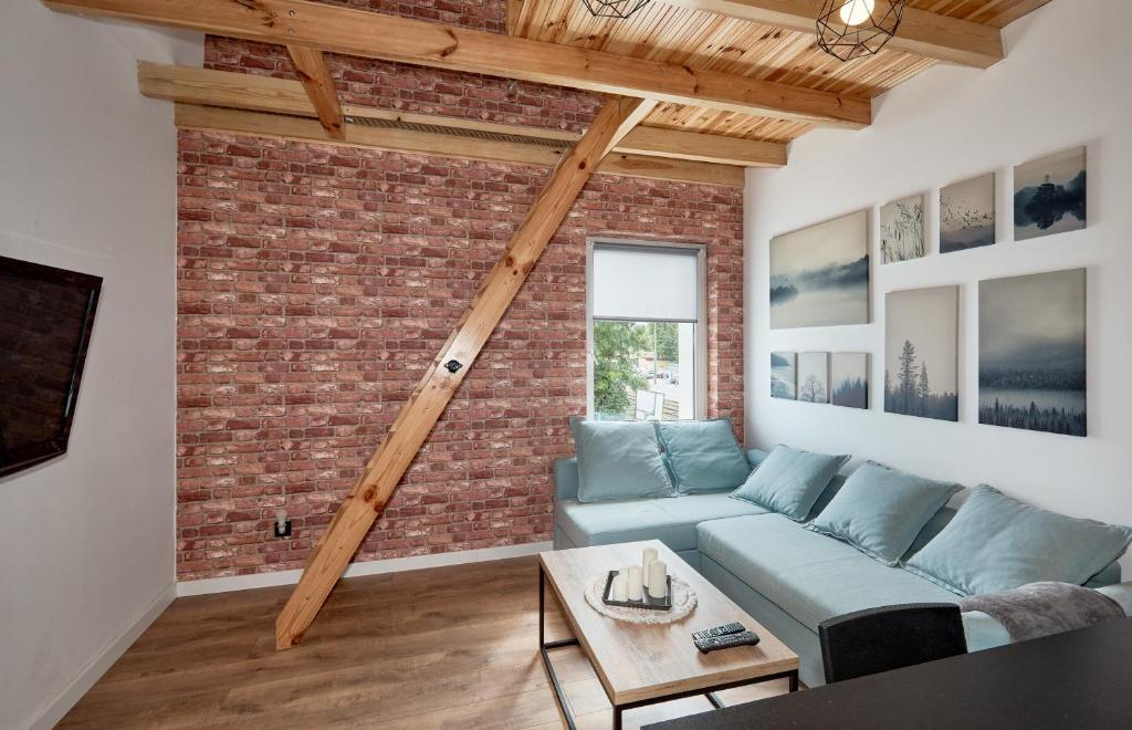 Posedenie v ubytovaní Starołęcka Apartment with Mezzanine