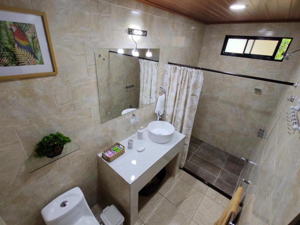 Koupelna v ubytování Mi Casa Su Casa Monteverde