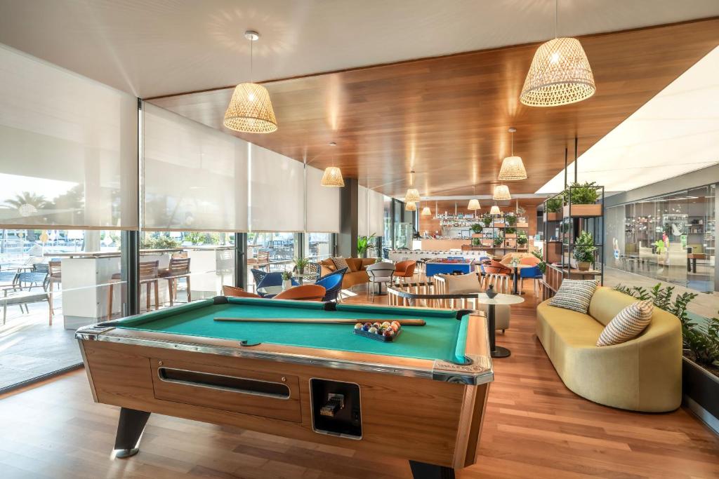 Biliár nebo kulečník v ubytování Valamar Padova Hotel