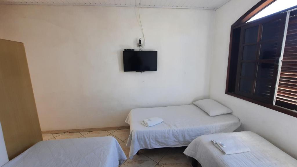 Postel nebo postele na pokoji v ubytování Hotel Dal Gobo