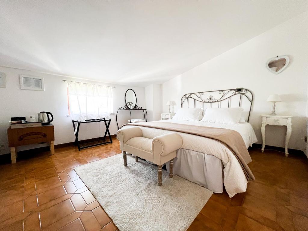 Postel nebo postele na pokoji v ubytování B&B Nero Buono