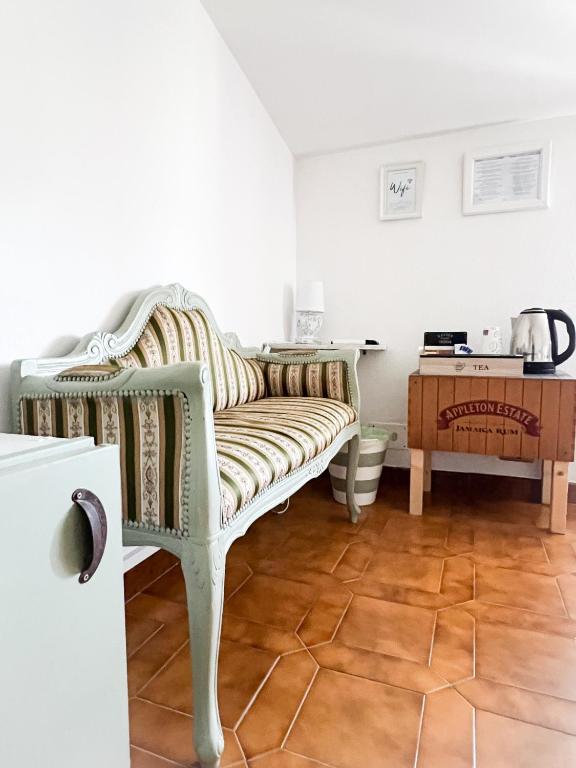 Posezení v ubytování B&B Nero Buono